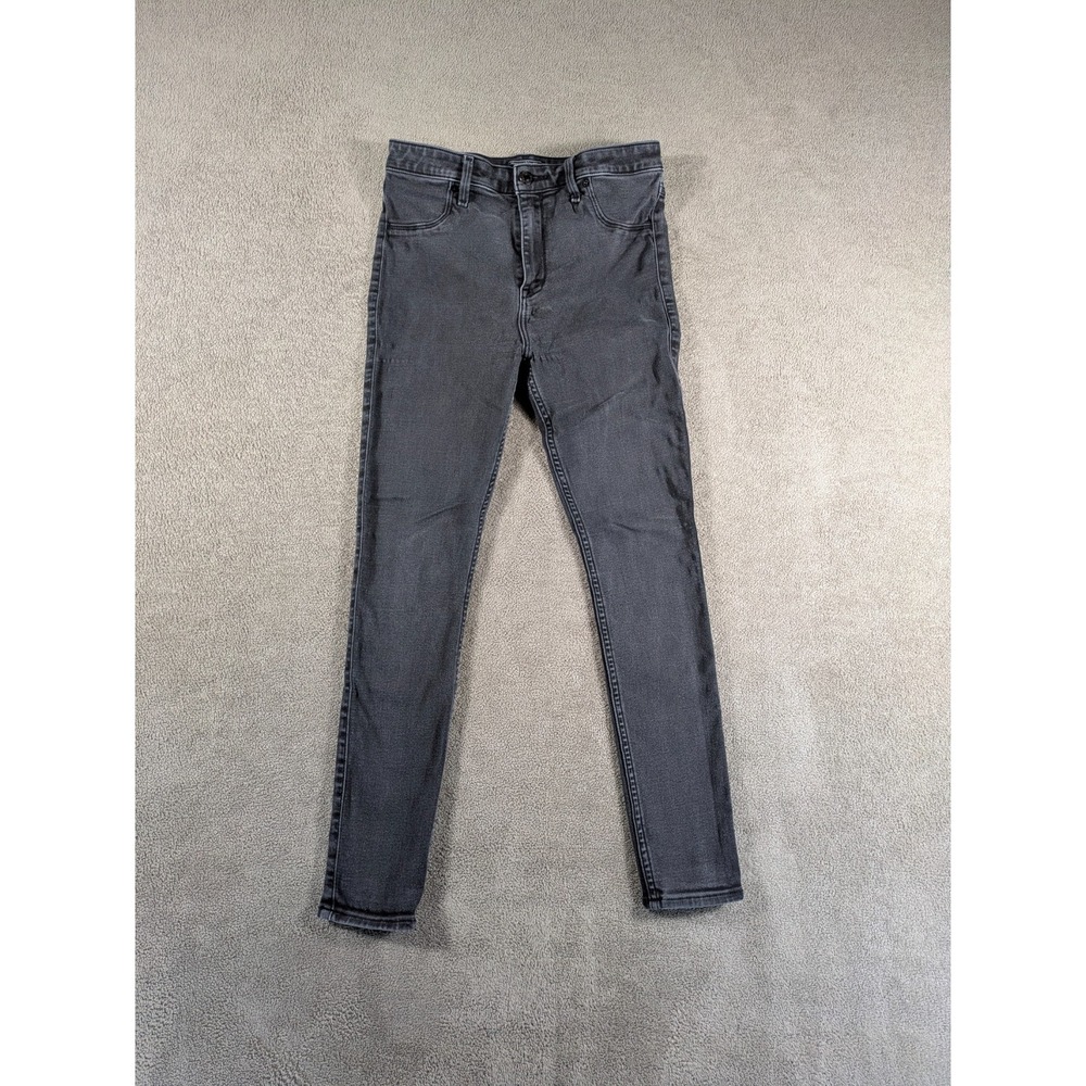 Abercrombie & Fitch Legging Jeans Womens 28/6R Black Denim Simone High Rise
